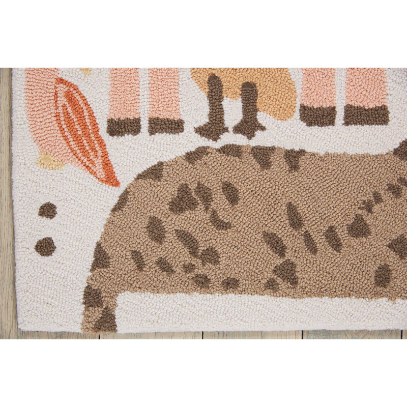Tapis corail pour enfant Charline, Rectangle 2 pi 3 po x 3 pi 9 po