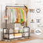 118cm Rolling Clothing Rack