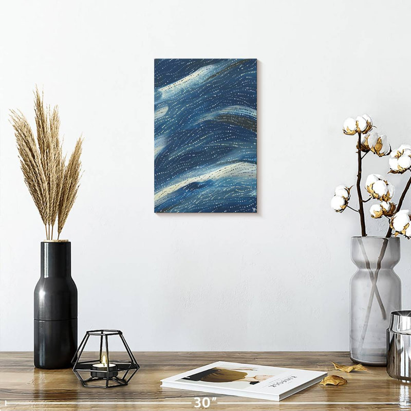 Avery Amagansett Blues Abstract I, H 12 po x l 8 po