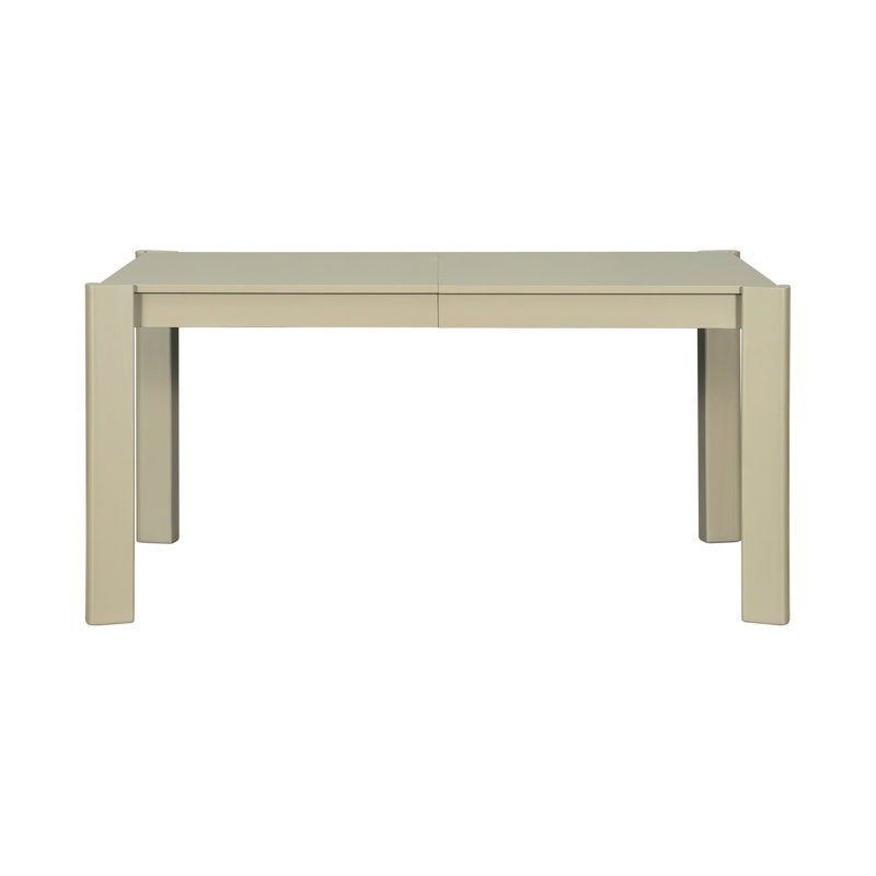 Style Expandable Solid Wood Dining Table, Walnut Finish, 59 Inches To 73 Inches, Ideal For Urban Settings 59" - 73", Modern Design, Surface