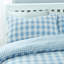 Seersucker Gingham Check Duvet Cover Set-94008316-94008317