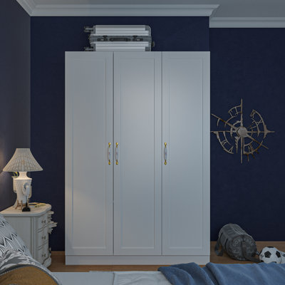6-Doors Wooden Wardrobe Storage For Bedroom