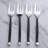 Shirleyan Inox Artisans Twig Pastry Forks 4 Pc. Set