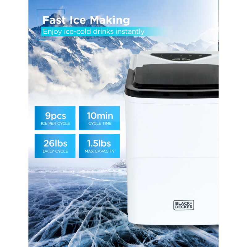 26 Lb. lb. Daily Production Ice Maker