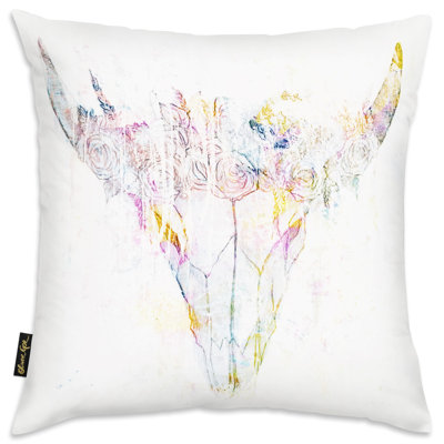Housse et insert de coussin décoratif bohème floral