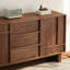 Buffet de rangement multifonctionnel en bois massif-373593171