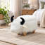 Upholstered Fabric Storage Footstool