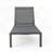 Cape Coral KD Chaise Lounge Grey With Breathable Mesh And Adjustable Backrest For Ultimate Outdoor Comfort