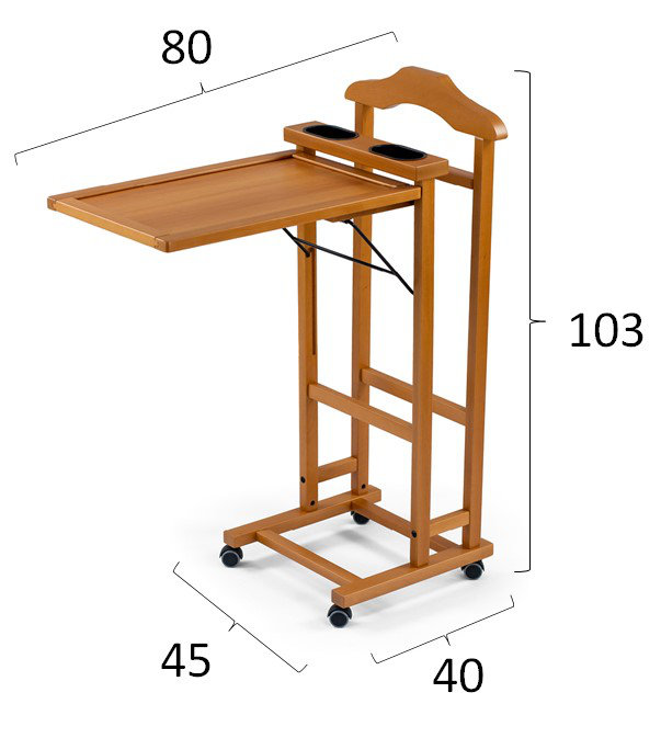 Lydon 45cm Rolling Clothing Rack