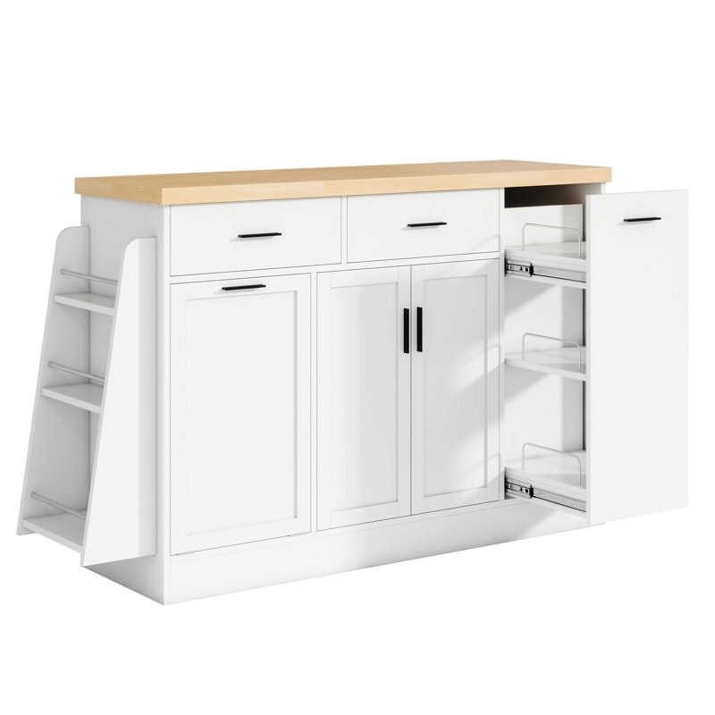 Buffet de rangement multifonctionnel, Blanc