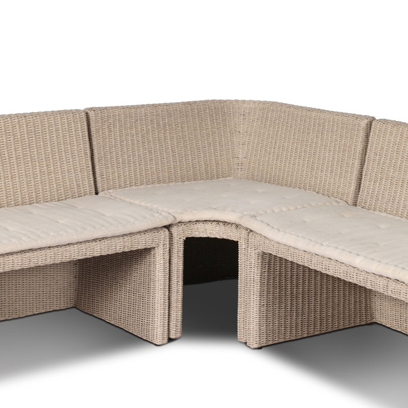 Senna Outdoor U-Shape Dining Banquette