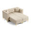 Canapé Chesterfield de 61,8 po de largeur-133238347