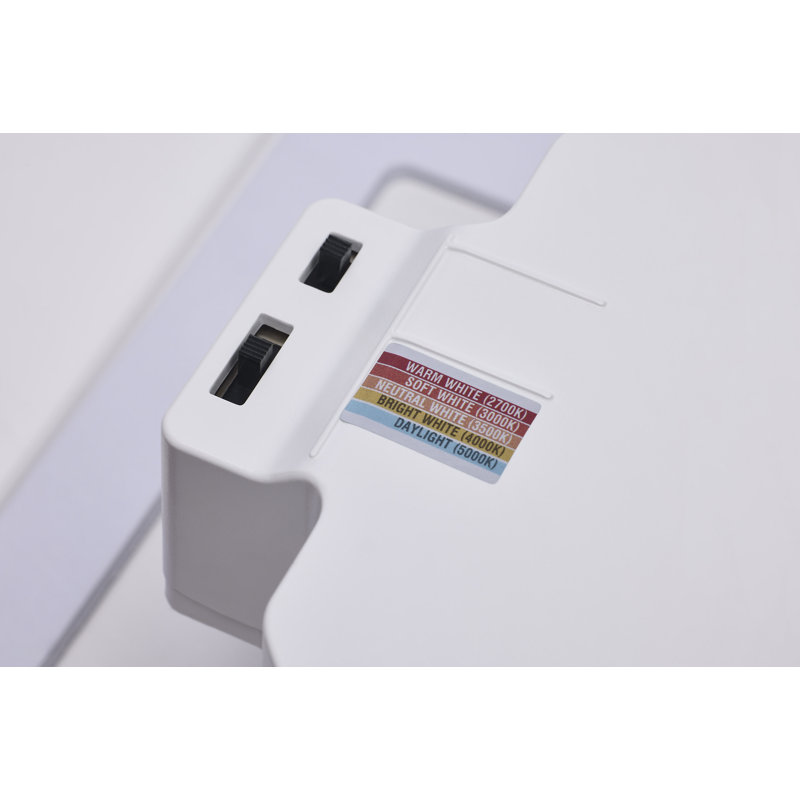 38W Field Selectable LED 10-Inch Commercial Downlight Dual Dimming Integrated Emergency Driver Square 120-277V