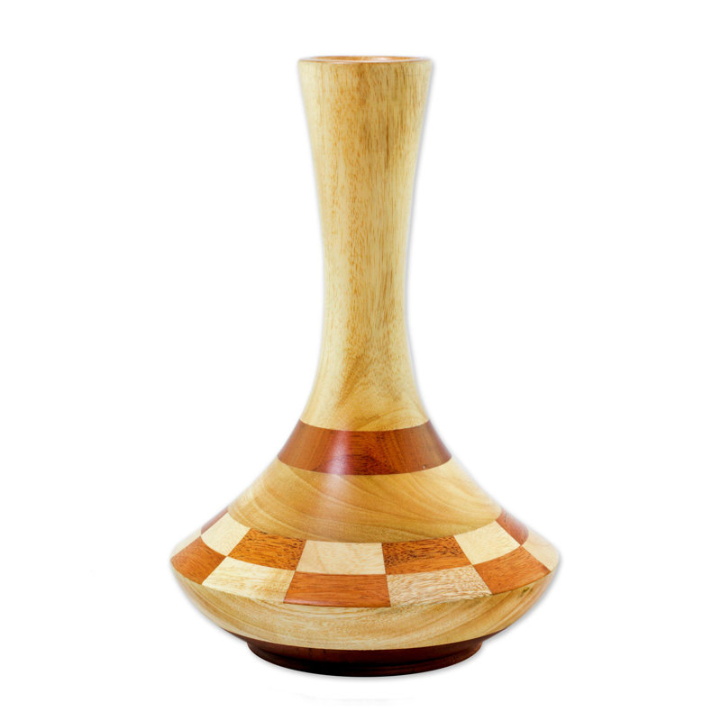 Wood Table Vase