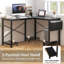 Bureau d'ordinateur en L Pinank