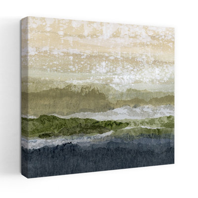 Art contemporain contemporain, paysage abstrait