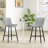 Upholstered 27" Counter Stool With Metal Frame-922861244