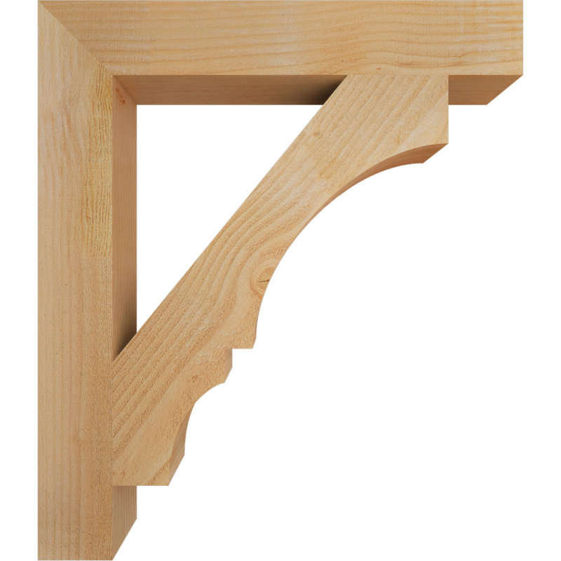 Support de bloc Balboa, L 4 po x P 26 po x H 30 po, Sapin Douglas scié brut