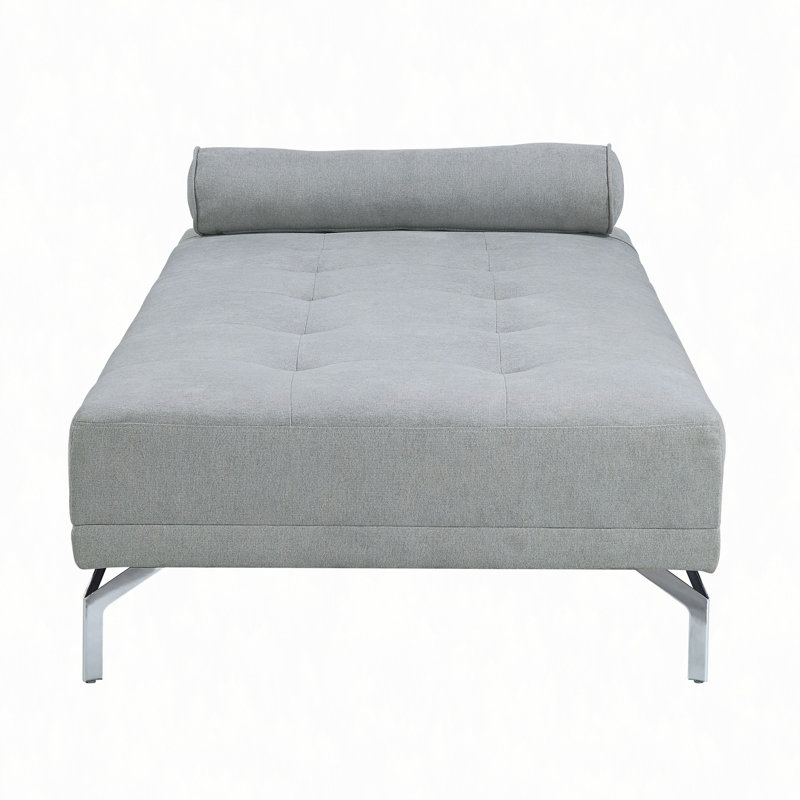 Quenti Melange Velvet Sofa Bed W/Pillow