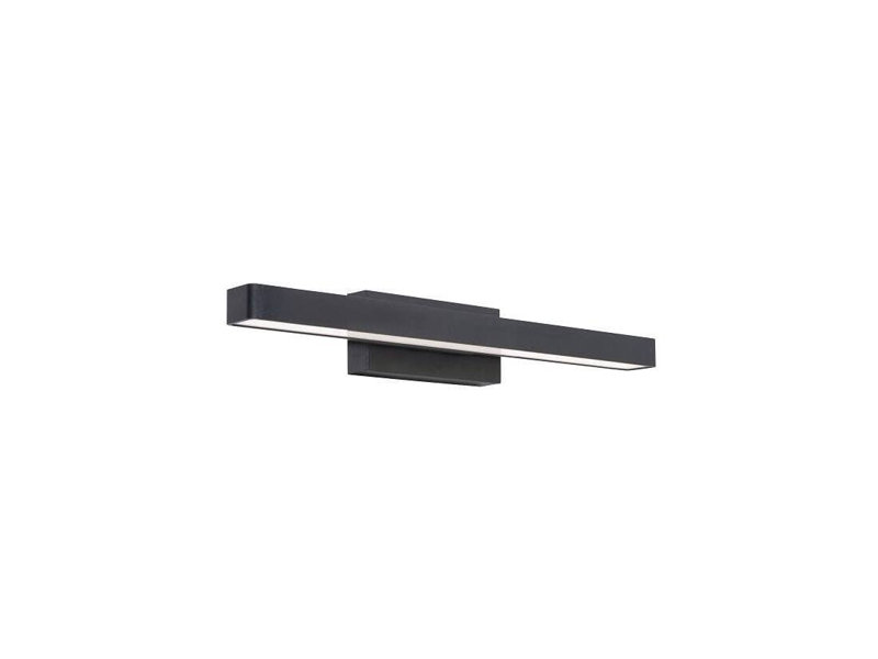 BD7FB4C35C854E9AAE28D07A7535315F Brock 18" LED Vanity Sconce, 1000 Lumens, 5 Cct, 20 Watts, Black, Black