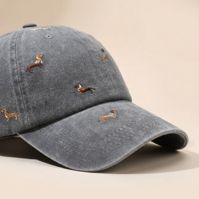 a hat Washed Soft-top Baseball Cap