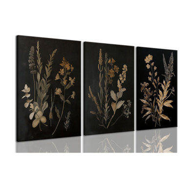 3 Piece Wrapped Canvas Wall Art