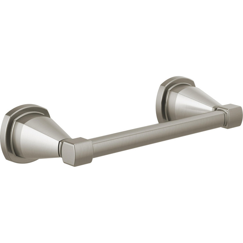 Stryke Wall Mount Pivot Arm Toilet Paper Holder Bath Hardware Accessory, Stainless Steel