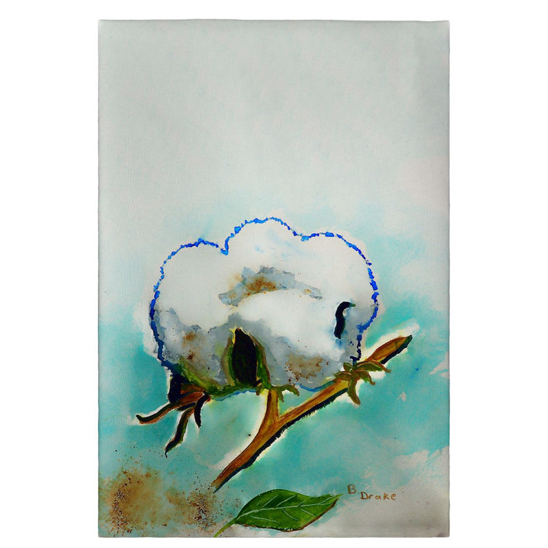 Serviette en coton boule à main