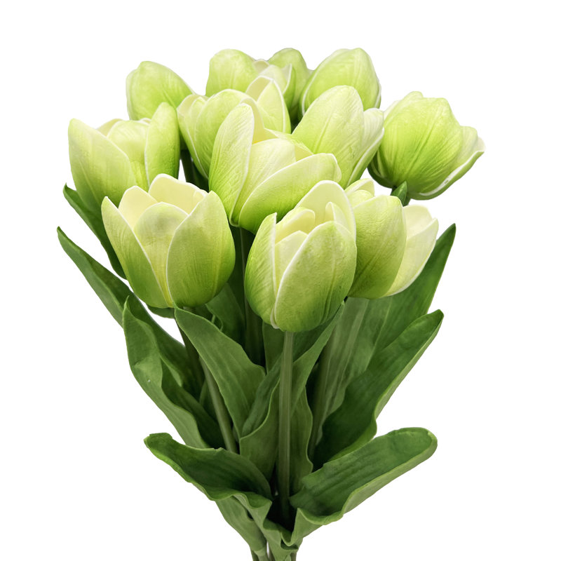 Polyether Polyurethane (PU) Tulip Arrangement, Green