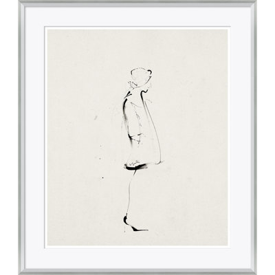 Woman In A Raincoat Giclee Print by Yuki Osada