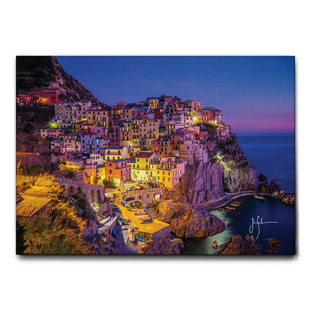 Leinwandbild Manarola Country at Dusk von Jim Zuckerman