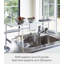 Support de rangement extensible Yamazaki Home - Organisateur de tablettes de cuisine, acier, extensible-46492129
