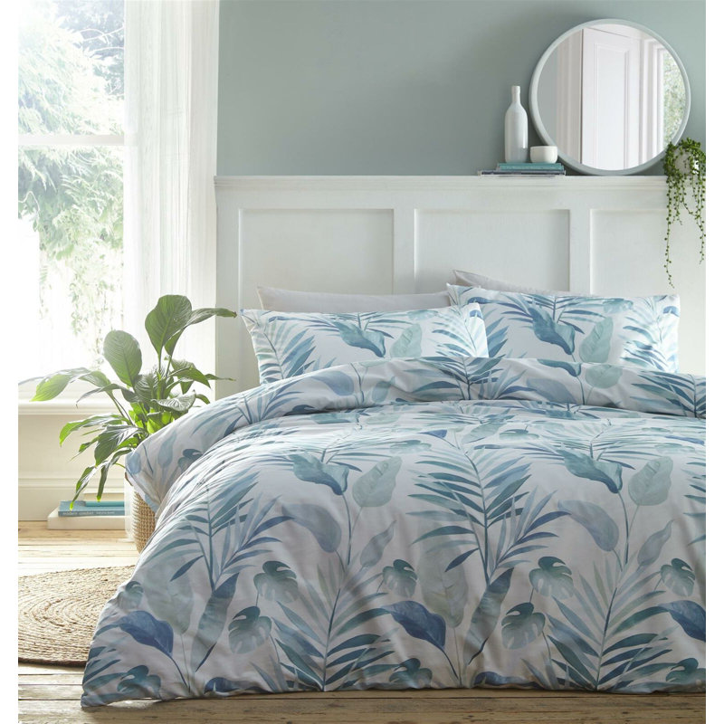 Ekalaka Floral Duvet Cover Set with Pillowcases Included, Super King - 2 Standard Pillowcases