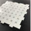 Thassos White 1" x 2" Basketweave with Ming Green Dot Mosaic Wall & Floor Tile