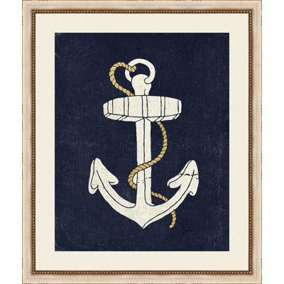 Gold Nautical Elements 2 Painting