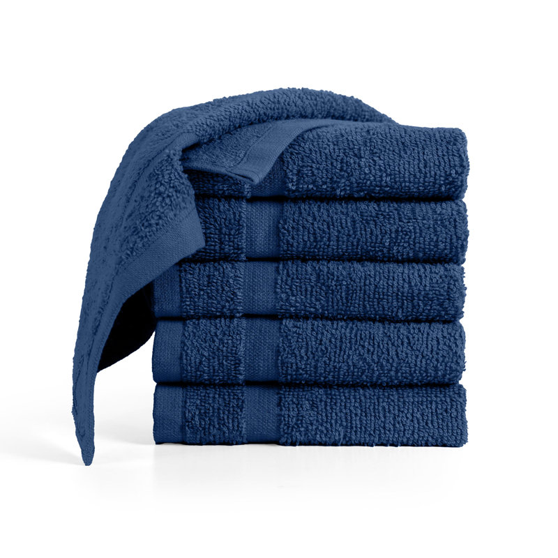 Martex The Everyday Navy Washcloth Set, Navy