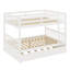 Bunk Bed Including Trundle, Ladder, Guardrails-1797303201