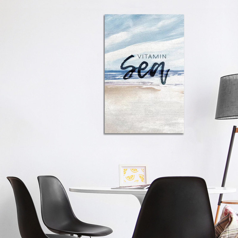 VItamin Sea by Kingsley - Wrapped Canvas Gallery-Wrapped Canvas Giclée, 101.6cm H x 66.04cm W