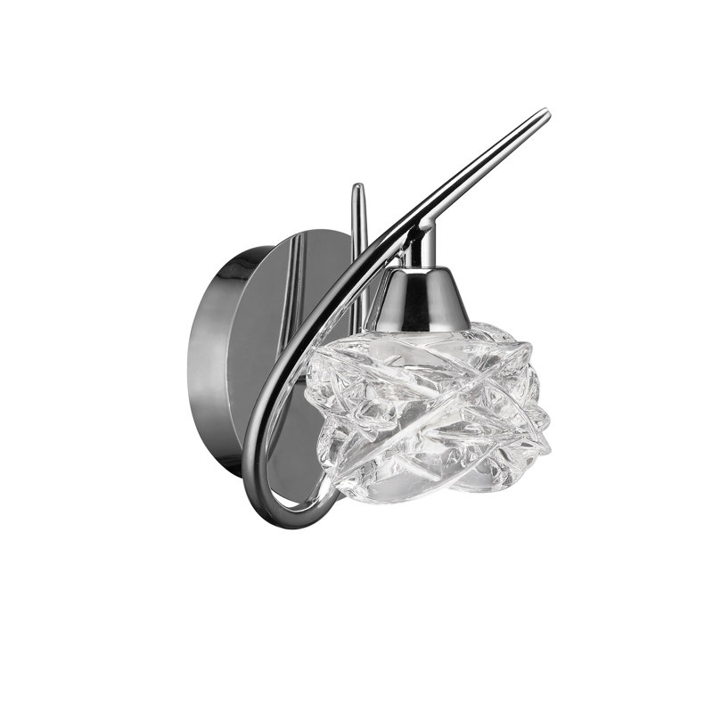 Waithman Chrome Armed Sconce, Polished Chrome