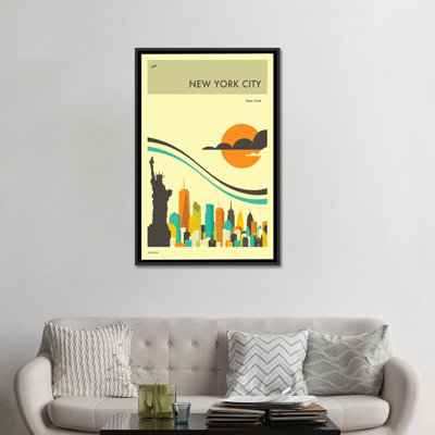 New York Skyline II by Jazzberry Blue - Gallery-Wrapped Canvas Giclée