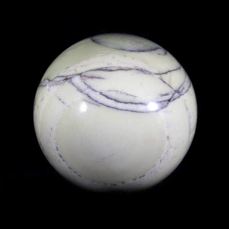 Sphère serpentine verte Goldye