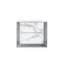 Table de chevet en marbre blanc lune avec DEL, conception moderne et attrayante, accents riches, haute brillance, bois massif et fabrication, 26,46 po de profondeur, 16,88 de largeur, 24,98 de hauteur, 61,99 lb d'apparence élégante,