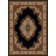 Tapis noir / beige Weisgerber