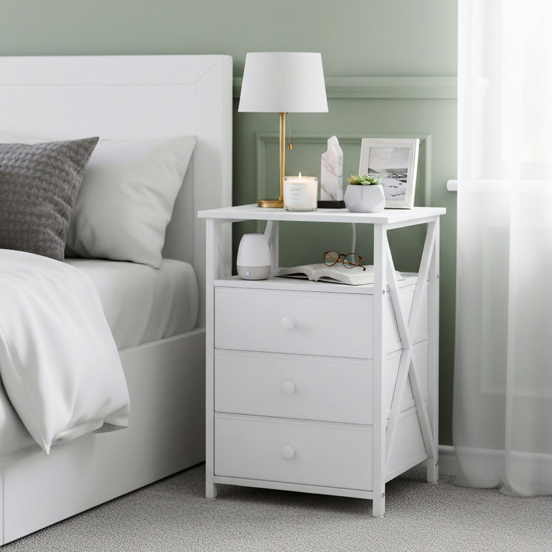 Metal Bedside Table