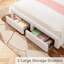 Structure de lit tapissier, lit de rangement avec DEL et station de charge-245005219