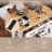 Rolling Kitchen Island with Drop Leaf,Power Outlet,and Ample Storage,for Kitchen,Dining Room-1463045702