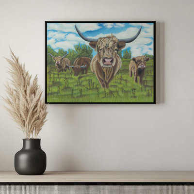 «A Morning Graze» par Ashley Justice, reproduction d'art