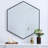 Sabine Metal Hexagon Wall Mirror-1034813053-1034813055
