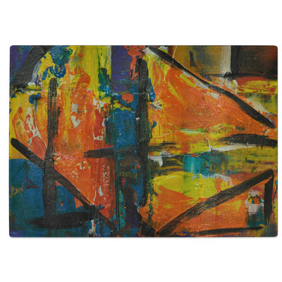 Tempered Glass Art Painting Vol.119 Chopping Board