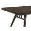 Ensemble de table et chaises de salle à manger Oss, tablier cannelé, gris, brun noyer-114733173